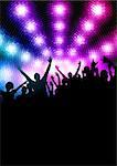 Happy Party Crowd. Vector illustration