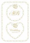 Wedding backgrounds with ribbon making a frame for your text