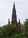 Sir Walter Scott monument in Edinburgh, Scotland