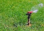 Garden lawn water sprinkler