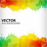 the abstract blot colorful background - vector illustration