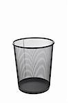 Trash can isolated on white background isolated