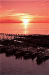 Ship wreck at sunset - Pictured Rocks National Lakeshore