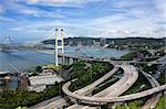 Tsing Ma Bridge in Hong Kong