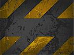 A grungy and worn hazard stripes texture. EPS 8 vector file included