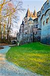 beautiful romantic ancient  castle Marienburg, Niedersachsen, Germany