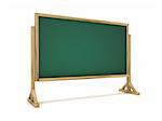 3D rendering of a blackboard