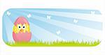 colorful  easter banner