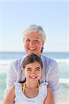 Grandmother with her granddaughter