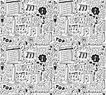 seamless music pattern