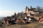 Castle Hanstein in Thuringia, Germany