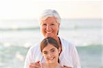 Portrait of a Grandmother with her granddaughter