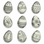 Easter Eggs, this illustration may be useful as designer work