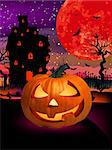 Happy Halloween Pumpkin, Jack O Lantern. EPS 8 vector file included