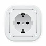 Realistic illustration power outlet. Vector illustration on white background