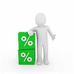 3d human green sale cube success percent business