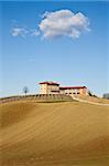 Charming Italian villa in Monferrato area (Piemonte region, north Italy) during spring season