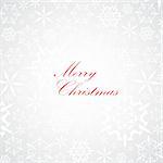 Christmas card with snowflake pattern on the background