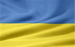 High resolution flag of Ukraine