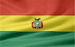 High resolution flag of Bolivia