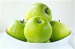 Stylish green Granny Smith apples