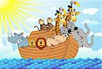 Noah ark vector