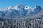 Mount Lougheed near Banff in the Canadian Rockies