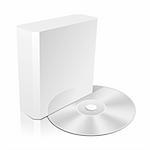 Software CD Box Blank Template. Vector Illustration (EPS 8.0)