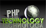 PHP Technology Internet Abstract as a Concept