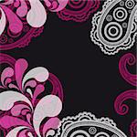 abstract paisley background with place for your text