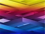 Vector - Rainbow abstract geometric lines background.