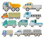 cartoon truck icon