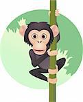 Chimpanzee cartoon