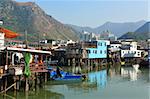 Tai O fishing village in Hong Kong