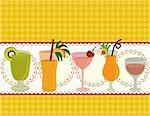 cartoon Juice party card