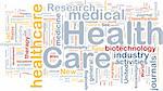 Background concept wordcloud illustration of health care