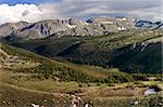 Image of Rocky Mountains in Rocky Mountain National Park, Colorado.