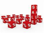3d sale cube red discount percentage sell buy