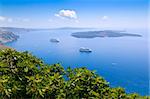 An image of the beautiful greek island Santorini