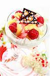 Mascarpone dessert with fresh fruits