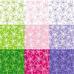 Seamless pattern from leaves of different colors