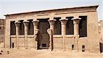 View of the Temple of Khnum in the Egyptian town of Esna