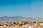 Typical panoramic cityscape in Cyprus