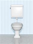 An image of a white standard wc