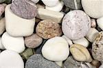 Pebbles stones on a beach