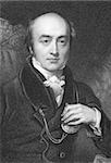 Sir Thomas Lawrence (1769-1830) on engraving from 1832. English portrait painter and president of the Royal Academy. Engraved by J.Thomson after a painting by C.Landseer and published by Fisher, Son & Co London.