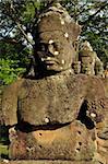 Entrance to Angkor thom at Siem Reap, Cambodia