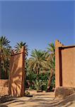 gate to oasis in Morocco