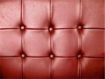 Texture of Red leather of sofa background