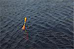 Fishing Bobber on the water. Very shallow DOF